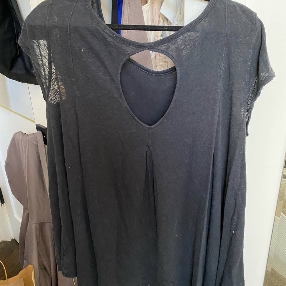 Black Free People oversized tee